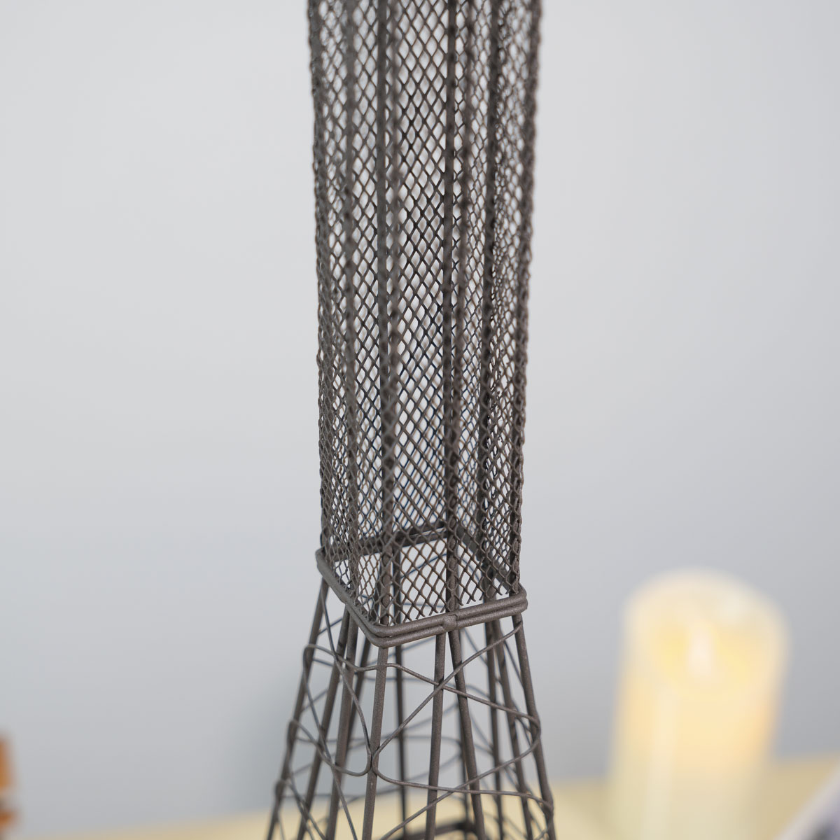 에펠타워 빈티지촛대 철제 캔들홀더 철망부분 디테일