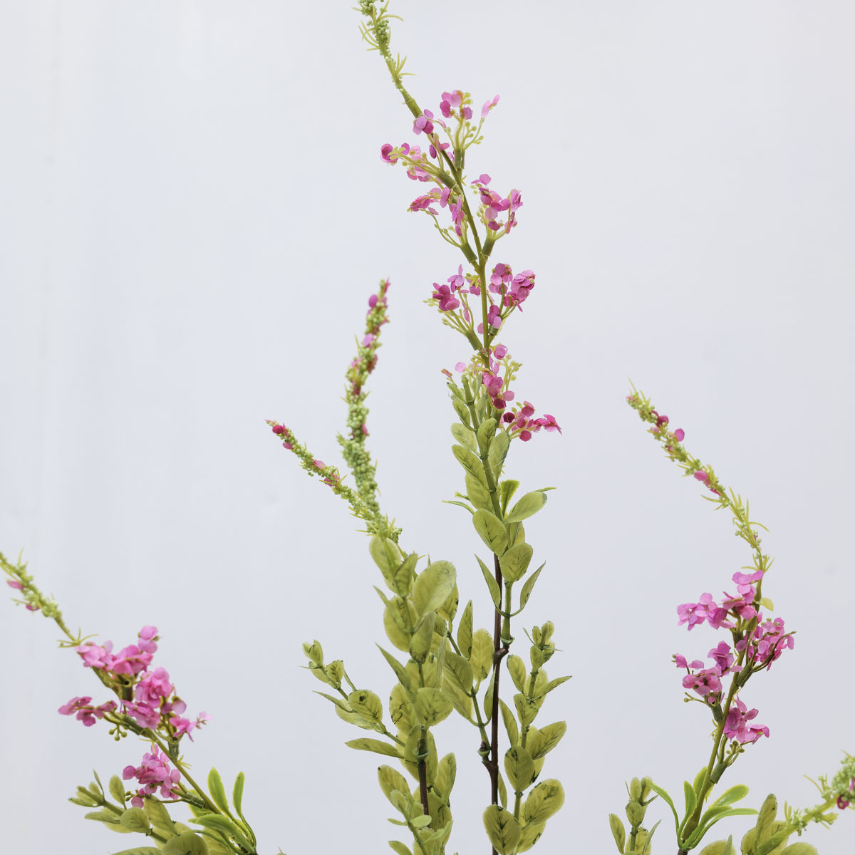 실크플라워 아스틸베 조화꽃 그린 가지 82cm 핑크 꽃송이디테일