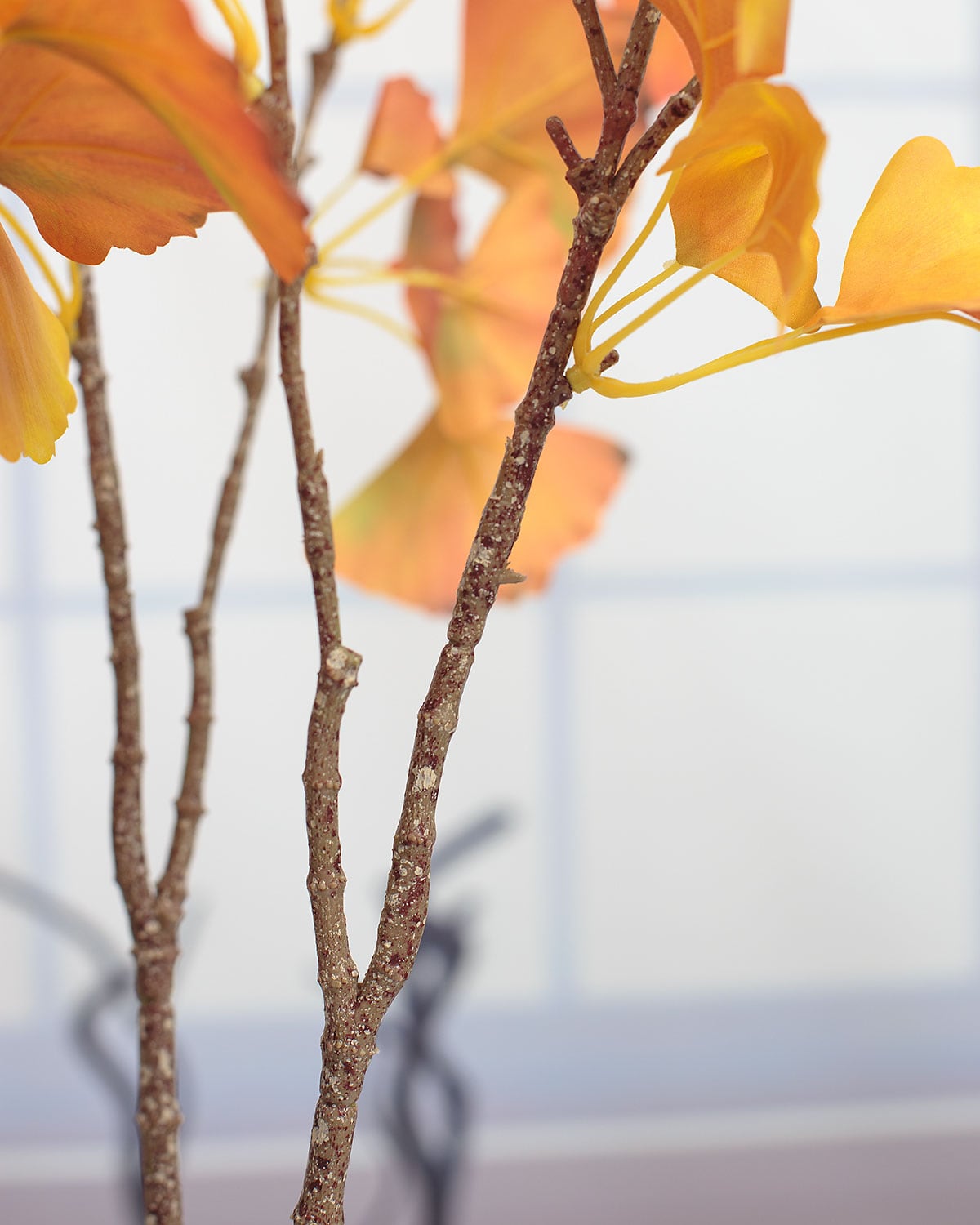 인조나무가지 가을단풍 은행나무잎 브렌치 95cm