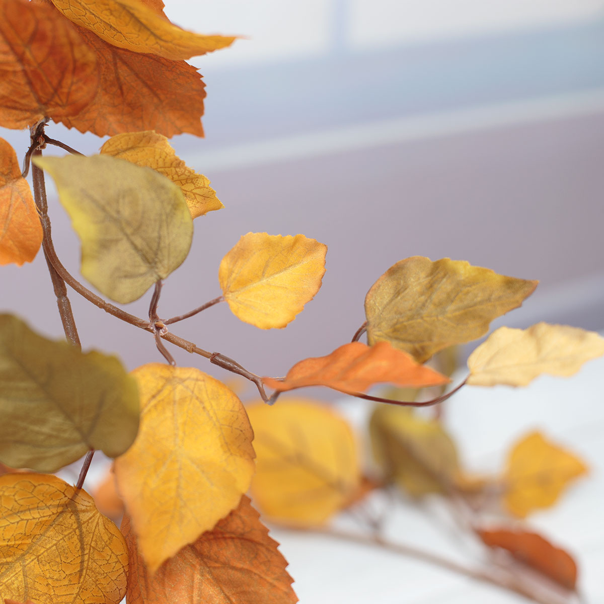 가을 단풍 아스펜 포플러 잎 넝쿨 200cm
