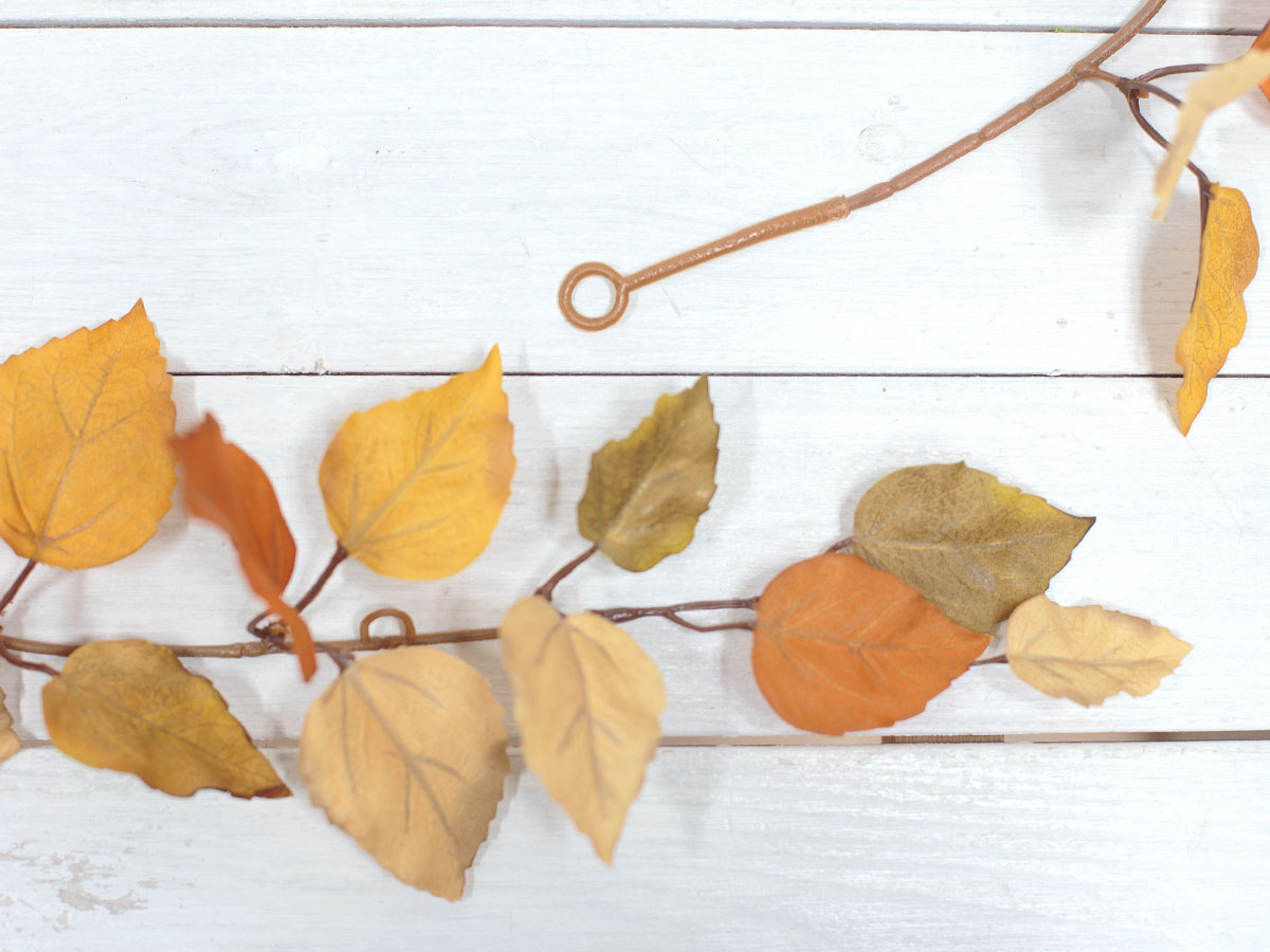 가을 단풍 아스펜 포플러 잎 넝쿨 200cm