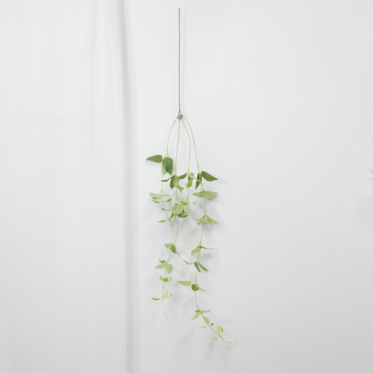 실크플라워 클레마티스조화 잎사귀 넝쿨조화 130cm 거꾸로 매단 사진