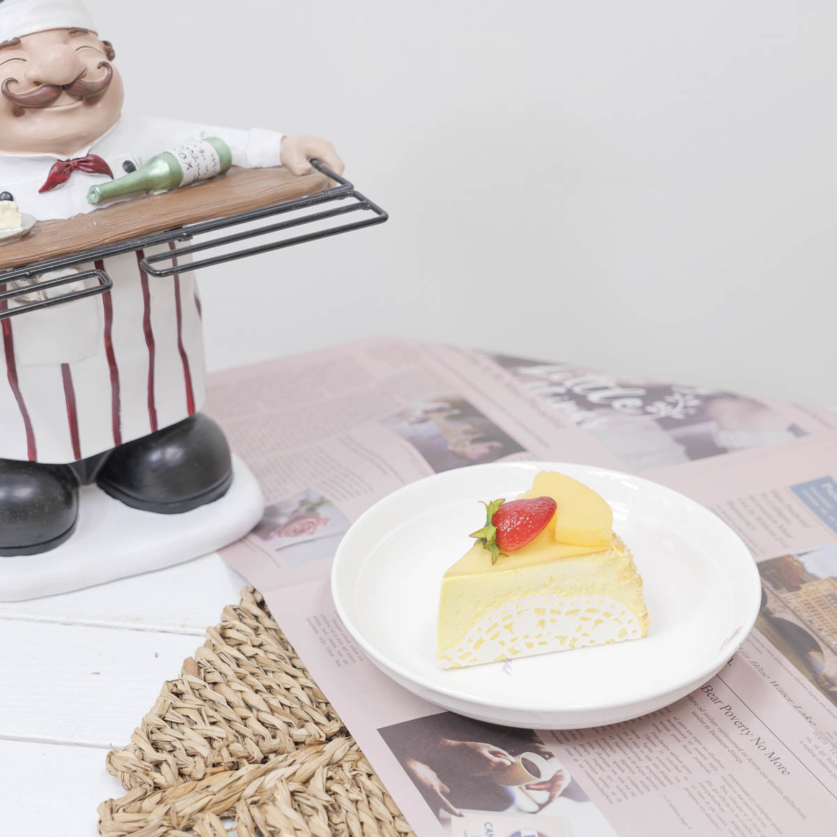 베이커리 모형 빵 조각케익 파인애플딸기
