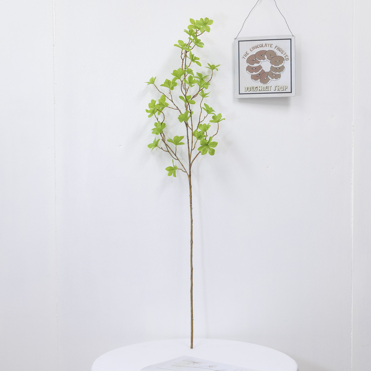 조화식물 엔카이셔스 나무 가지 110cm, 엔키안투스 잎사귀 그린조화 상품 다중이미지 썸네일