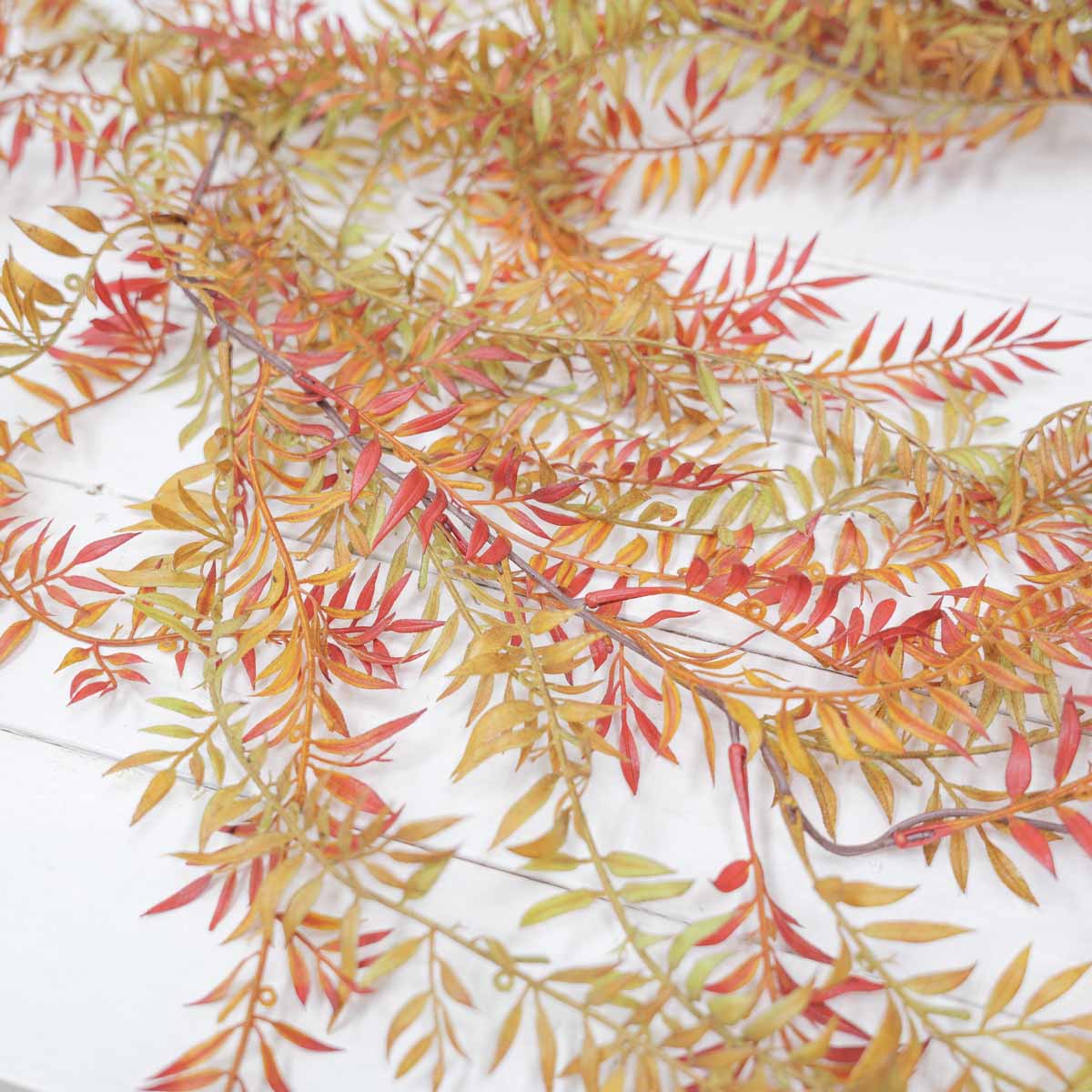 조화넝쿨 페퍼베리 잎사귀 단풍 갈란드 180cm, 인조 조화식물 가랜드 상품 다중이미지 썸네일