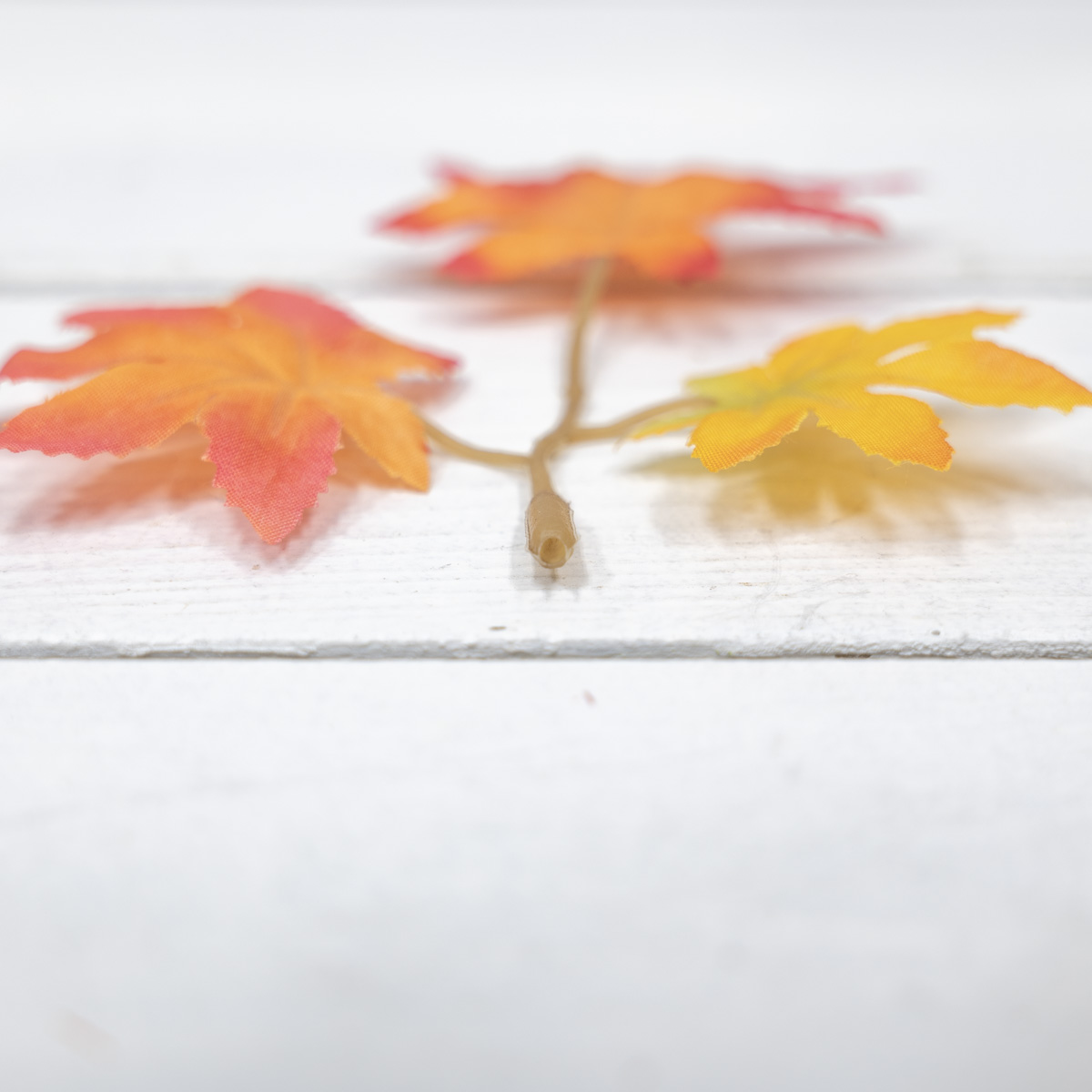가을조화 단풍잎 1봉지 인조단풍 조화잎 레드/오렌지 구멍디테일