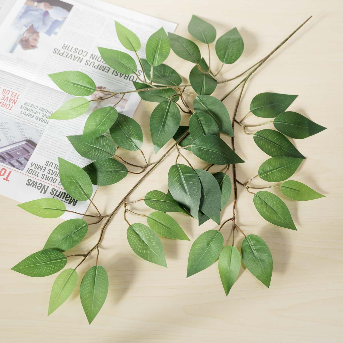 인조나무가지 벤자민 잎 조화가지 그린 기본사진