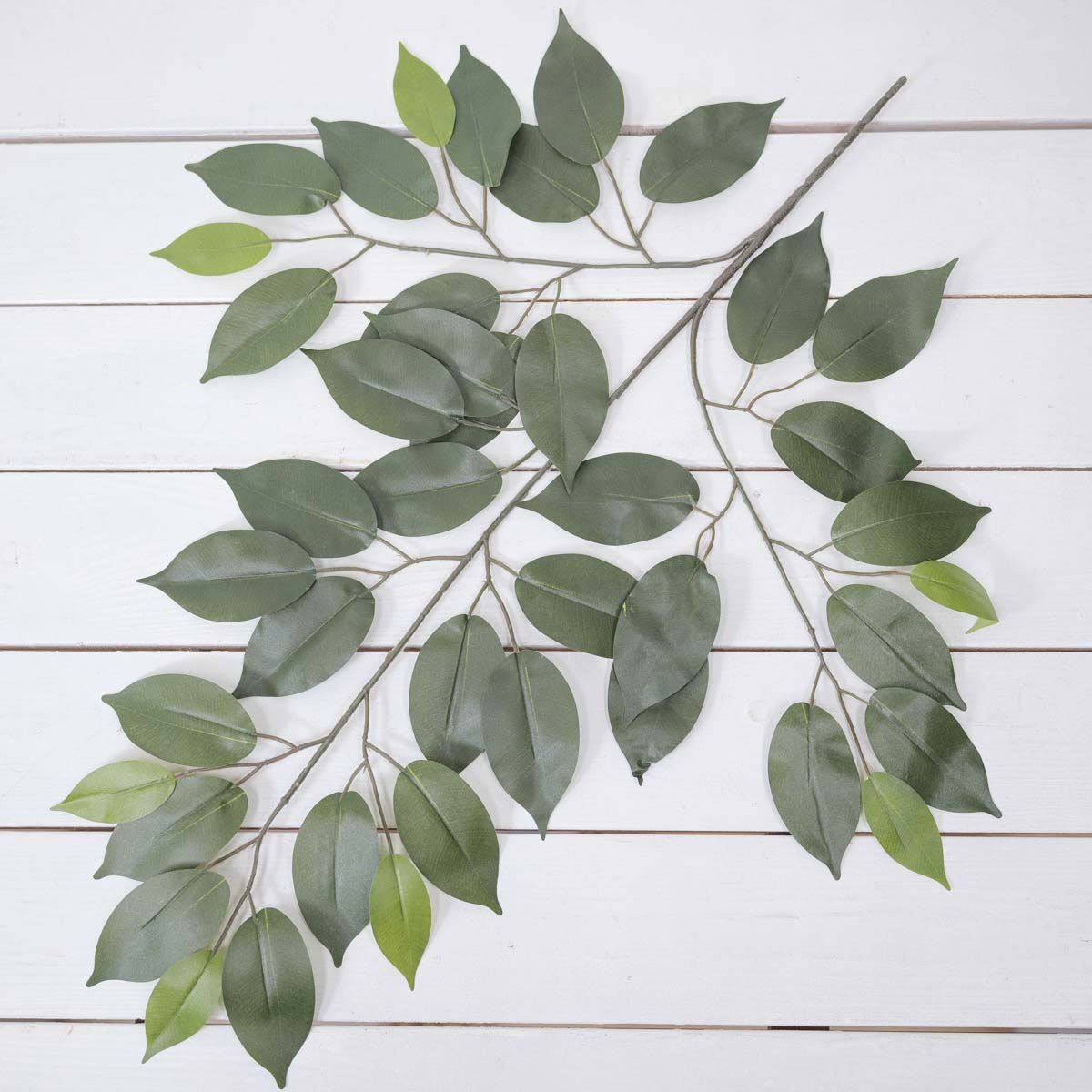 벤자민 잎 가지 그린, 인조나무 제작 조화재료 기본사진