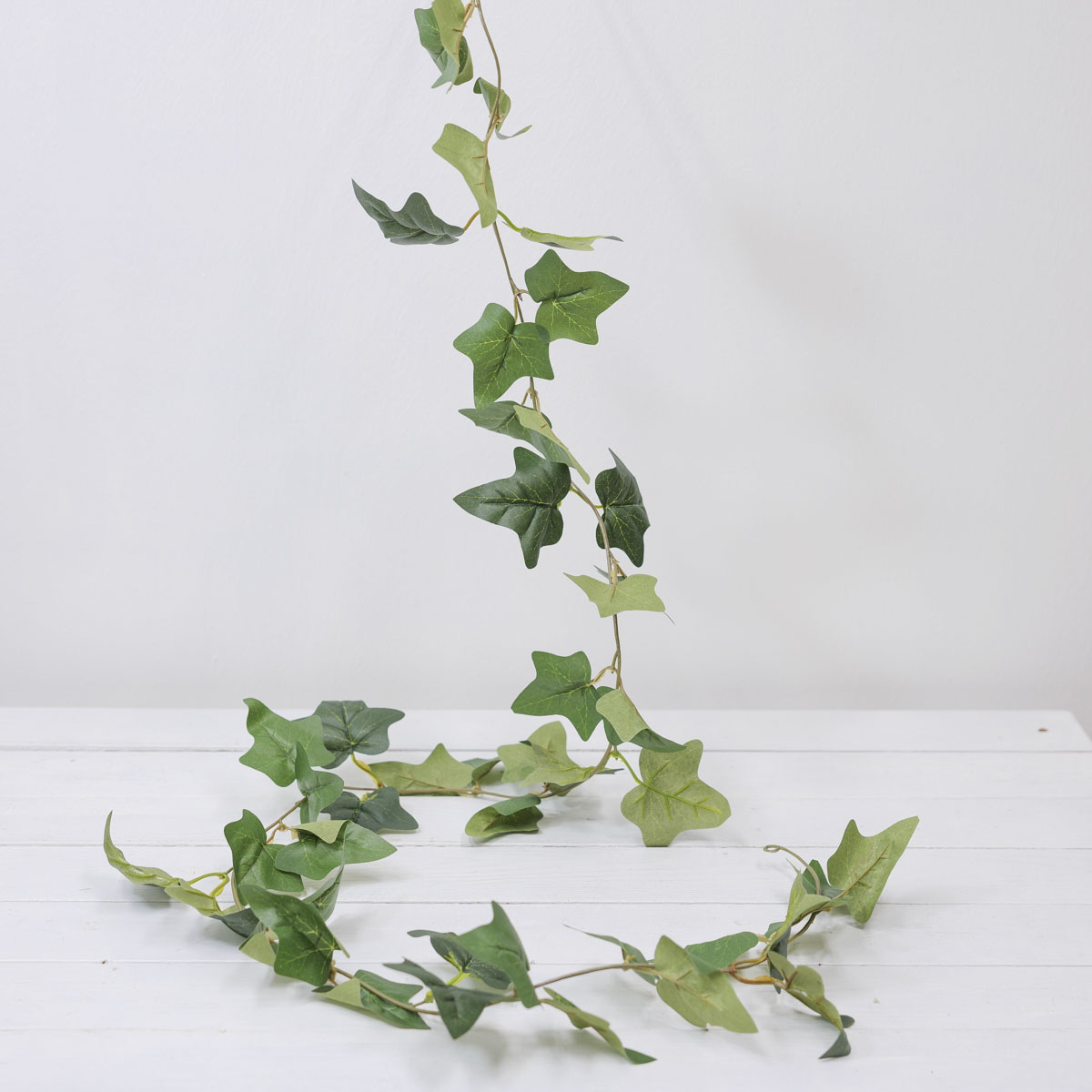 조화넝쿨 외줄 잎사귀 갈란드 180cm 아이비잎